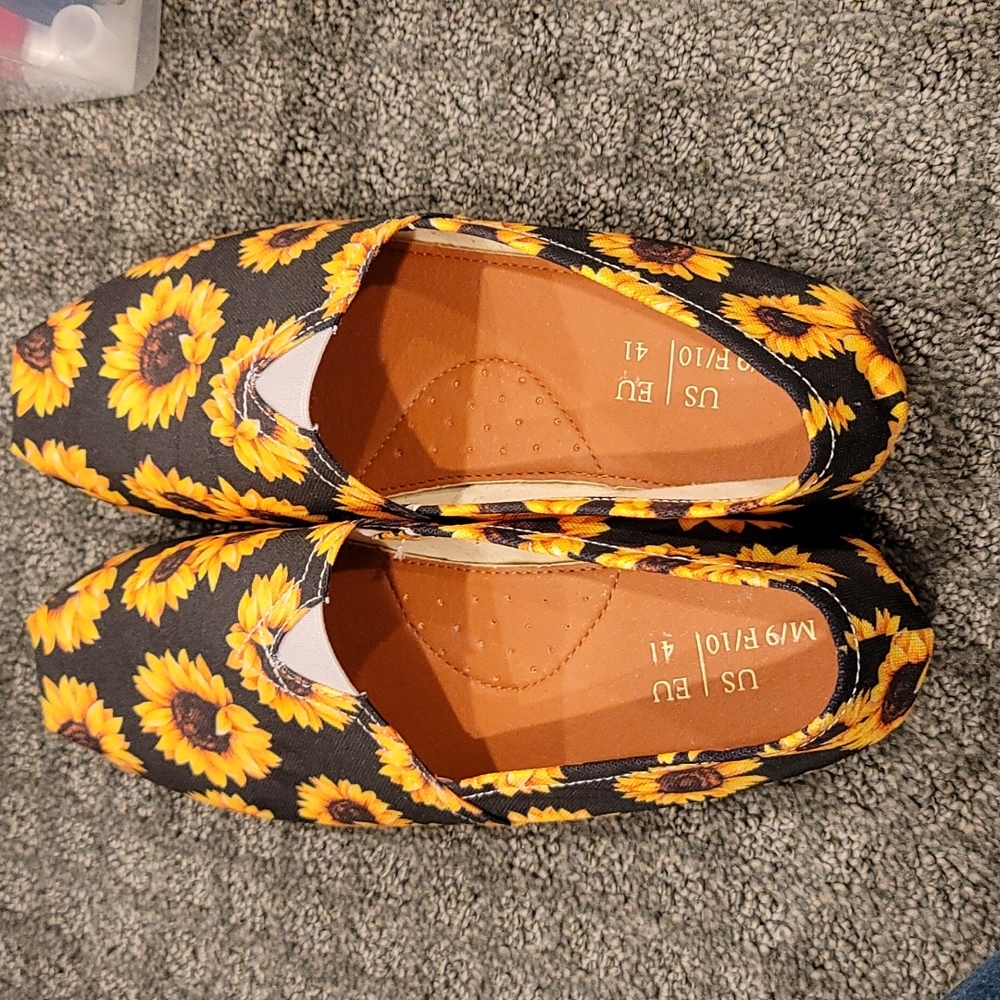 Sunflower slip-ons.